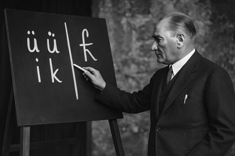 Atatürk kara tahtada